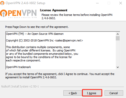 图2 安装openVPN(2)